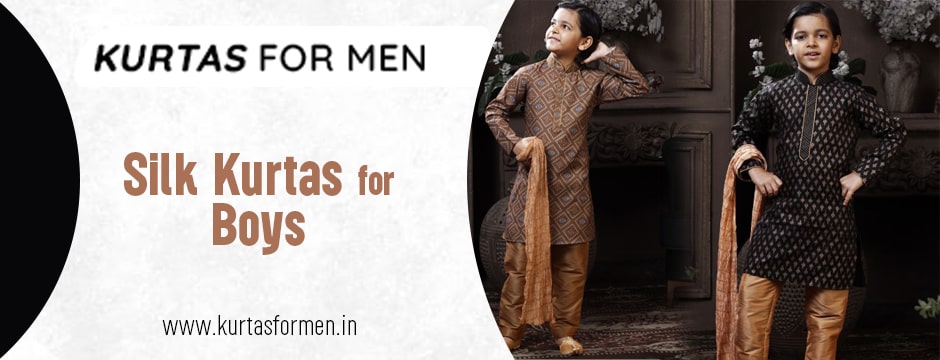 silk kurtas for boys