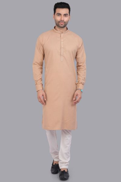 Brown Art Silk Mens Kurta Pajama (KFM-7511)