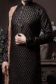 Black Silk Casual Kurta Pajama (KFM-6081)