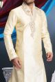 Gold Art Dupion Kurta Pajama for Men (KFM-1582)
