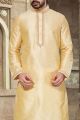 Gold Art Dupion Kurta Pajama for Men (KFM-2948)