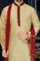 Gold Art Dupion Kurta Pajama (KFM-3397)