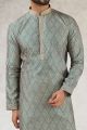 Green Art Silk Kurta Pajama (KFM-5854)