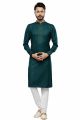 Green Art Silk Kurta Pajama (KFM-7496)