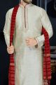 Lemon Art Dupion Kurtas for Men (KFM-3402)
