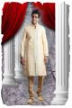 Light Gold Art Dupion Kurta Pajama (KFM-1354)