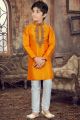 Mango Banglori Silk Kids Kurta Pajama (KFK-628)
