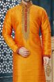 Mango Banglori Silk Mens Kurta Pajama (KFM-3823)