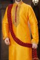 Mango Nano Silk Designer Kurta Pajama (KFM-3791)