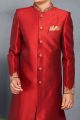 Maroon Art Silk Boys Sherwani (KFK-727)