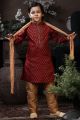Maroon Cotton Boys Kurta Pajama (KFK-759)