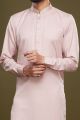 Pink Art Banarasi Silk Kurta Pajama (KFM-7078)