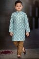 Printed Multicoloured Cotton Boys Kurta Pajama (KFK-791)