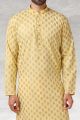 Yellow Cotton Kurta Pajama (KFM-5655)
