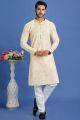Yellow Cotton Kurta Pajama (KFM-7526)